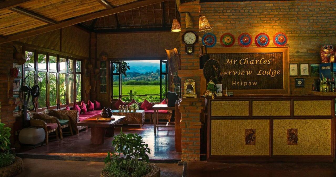 Mr Charles River View Lodge Hsipaw Esterno foto